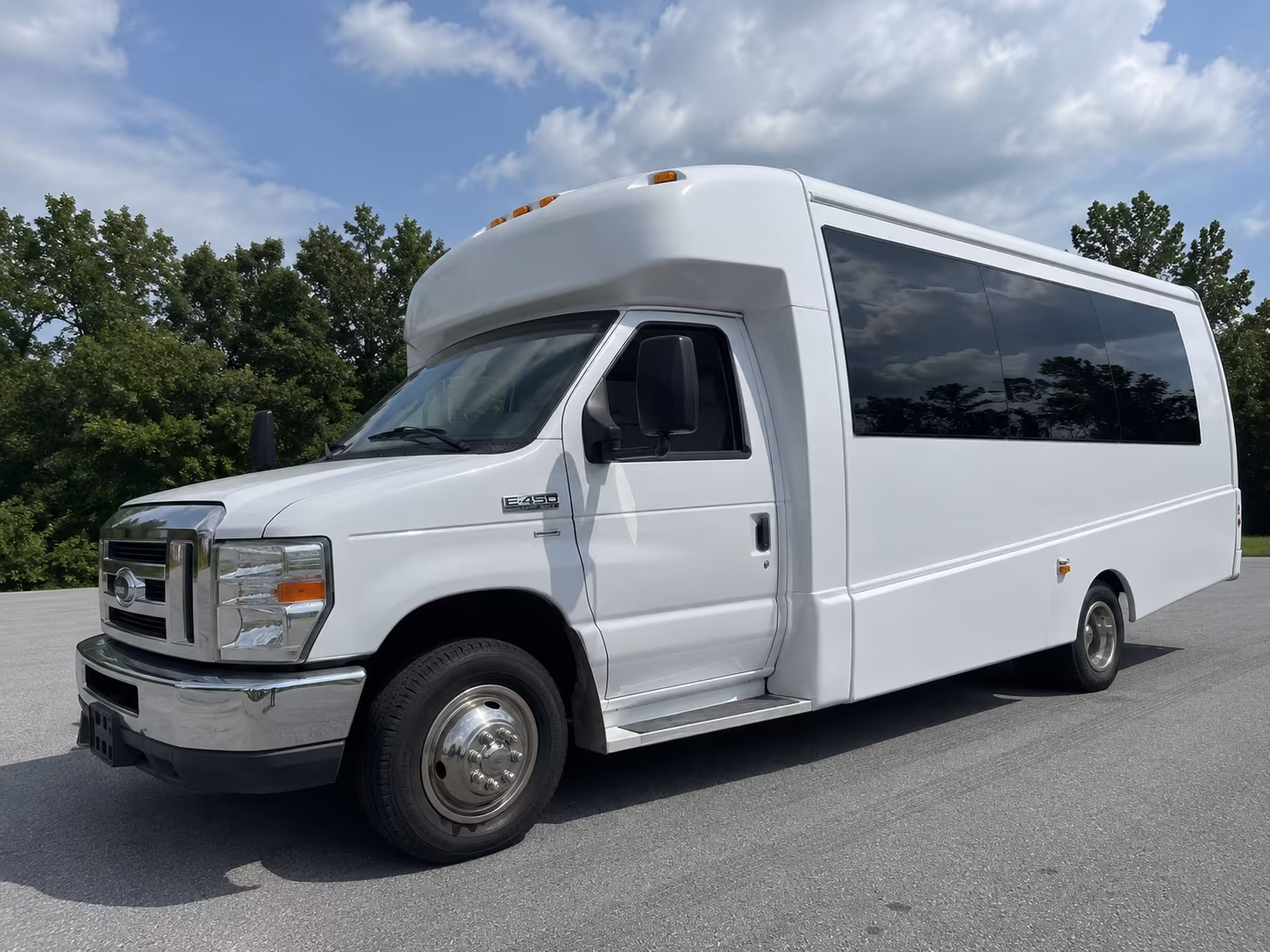 Interior of a party bus rental serving Sugar Land