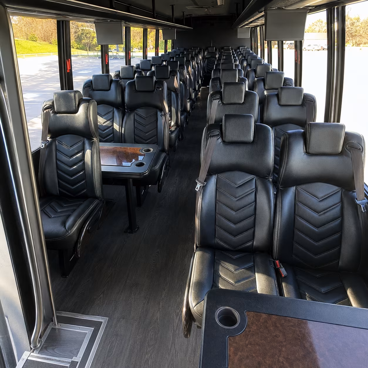 Sugar Land Airport Shuttle & Transportation party bus exterior
