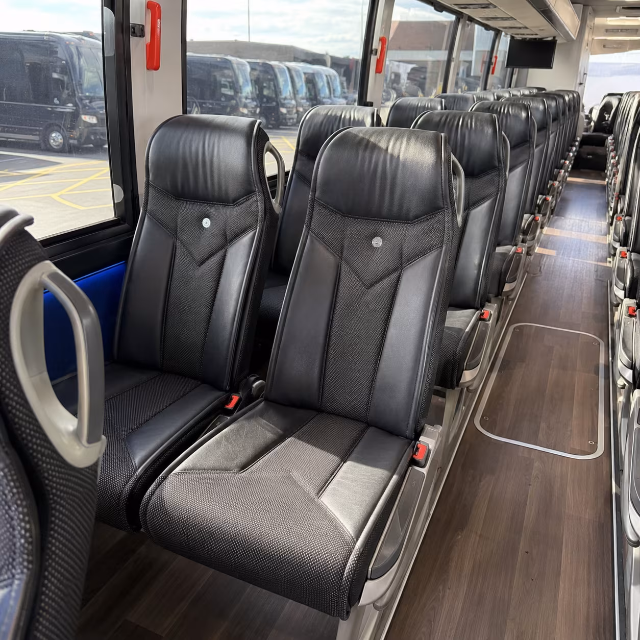Sugar Land Airport Shuttle & Transportation party bus exterior