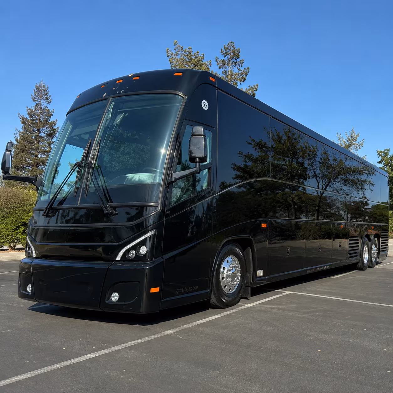 Sugar Land Airport Shuttle & Transportation party bus interior