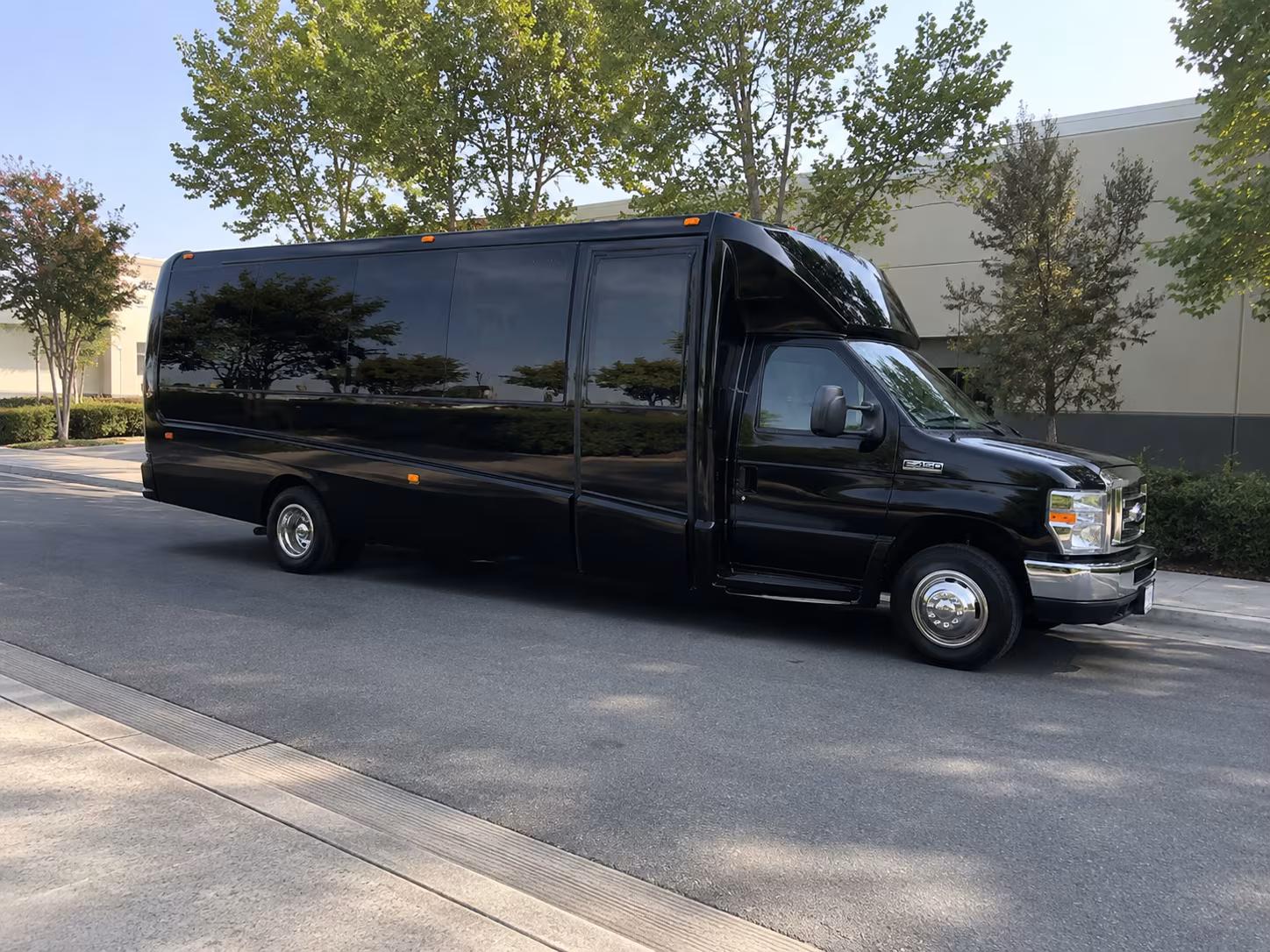 Sugar Land Prom & Homecoming Transportation party bus exterior