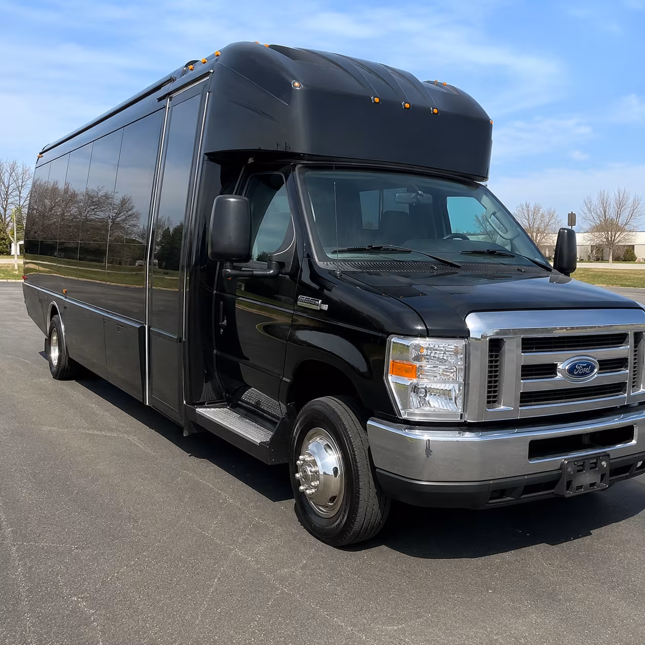Sugar Land Sporting Event Transportation party bus interior