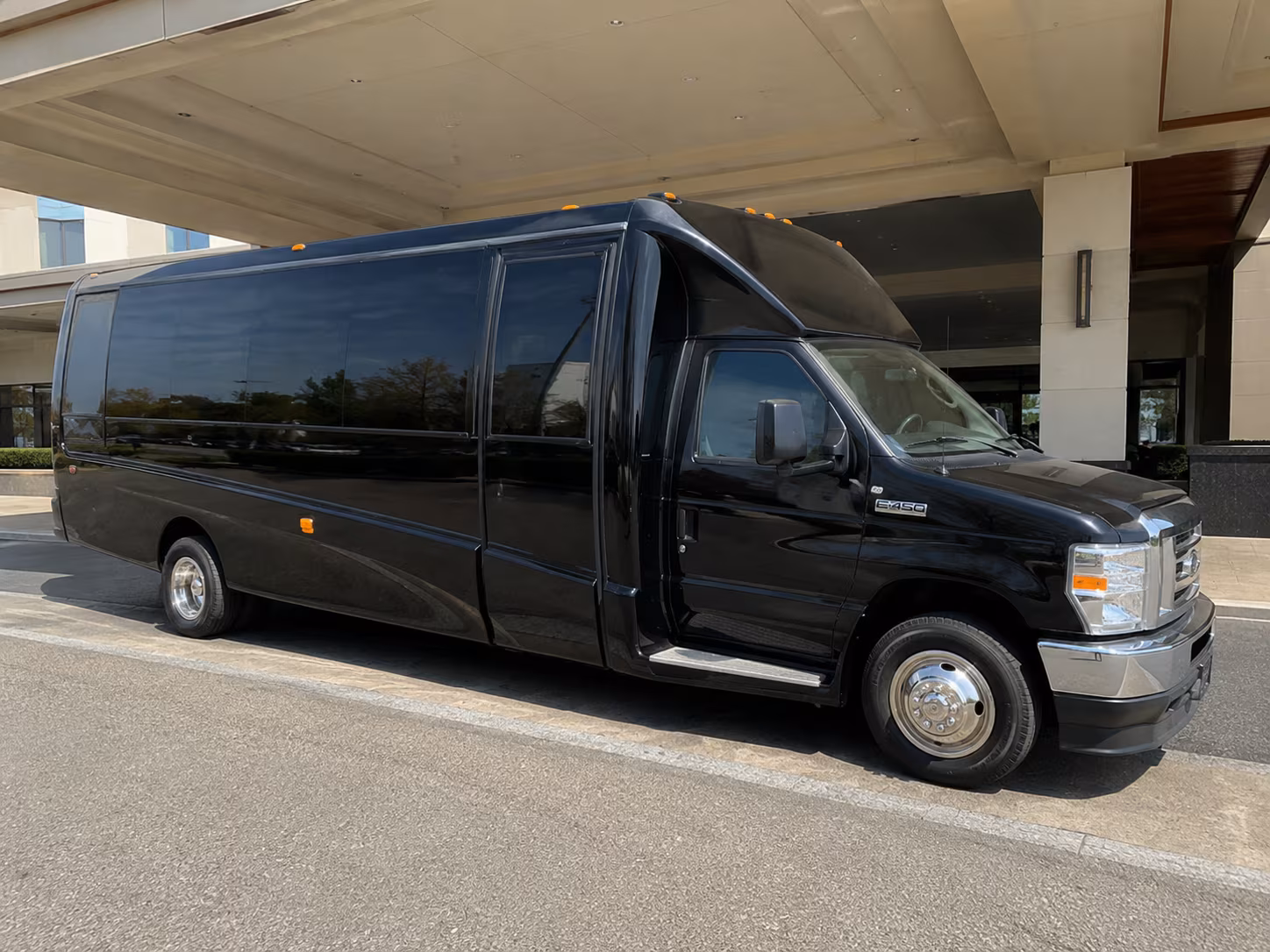 Sugar Land Winery Tour & Pub Crawl Transportation party bus exterior