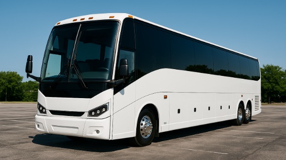 Exterior of Charter Bus Company Houston's 40 Passenger Party Bus in Houston