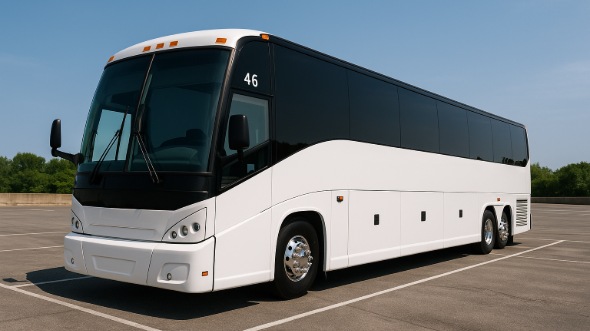 Exterior of Charter Bus Company League City's 40 Passenger Party Bus in League City