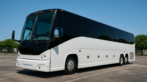 Exterior of Charter Bus Company Texas City's 50 Passenger Party Bus in Texas City